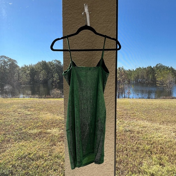 Green Party Dress - Picture 3 of 3